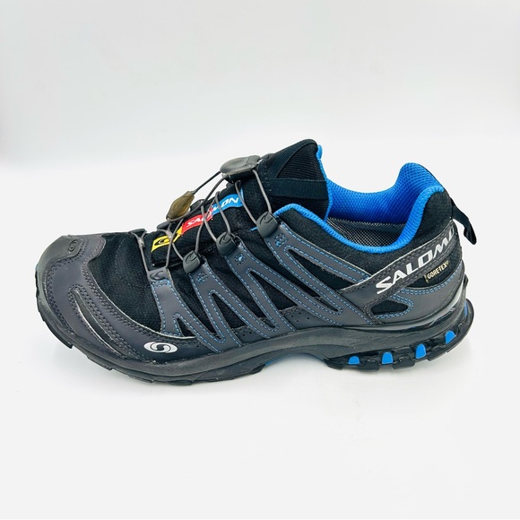 Salomon XA Pro 3D XCR Trail Running Shoes Black Waterproof shoes men size 9 - Picture 6 of 10